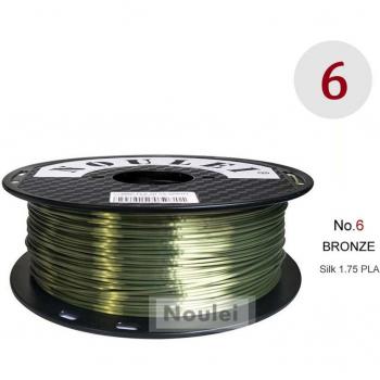 Noulei Silk PLA Bronze 3D Printer Filament - 1KG, 1.75mm