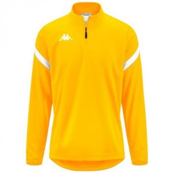Dolvole 14-Year-Old Yellow Chrome/White Half Zip Top for Kids