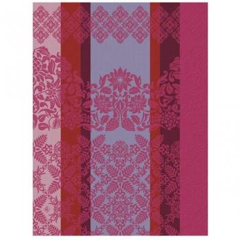 Torchon coton fuchsia 60 × 80 cm