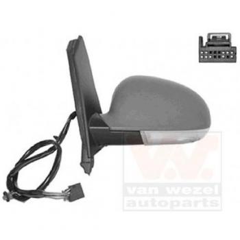 Svetelné vonkajšie zrkadlo VAN WEZEL 5895807