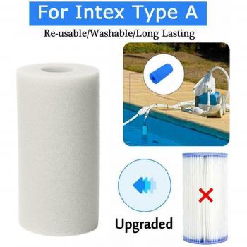 Filtre lavable à mousse et éponges réutilisables Intex Type A