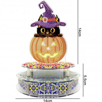 Easter Bunny Pumpkin 5D Diamond Painting Music Box