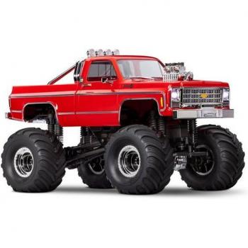 TRAXXAS TRX-4MT CHEVY K10 4x4 ROT 1/18 Monster-Truck RTR Brushless mit Akku & USB Ladegerät