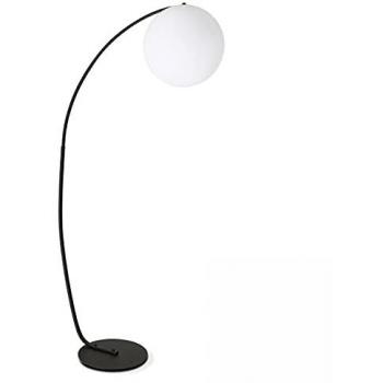 Oviala 180 cm Gewölbe‑Stehleuchte in Schwarz