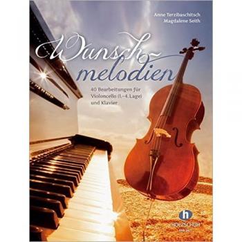 Wunschmelodien Mappe für Violoncello + Klavier