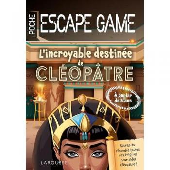 Escape game de poche junior : L'incroyable destinée de Cléopâtre (Broché)