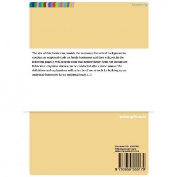 Organizational Culture. A Family Firm¿s Perspective: Magisterarbeit