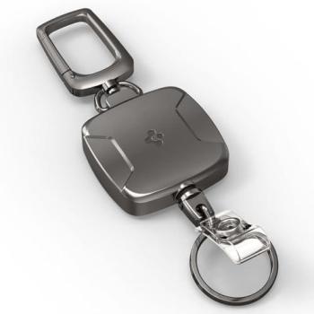 Porta Badge Moschettone Retrattile