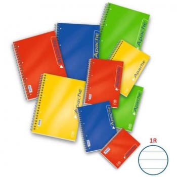 Blocco spiralato 140 fogli Pigna Apache a 4 fori A5 1R