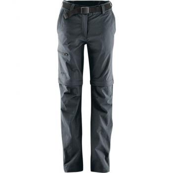 MAIER Damen ZippOff-Wanderhose Nata grau | 42 (kurz)