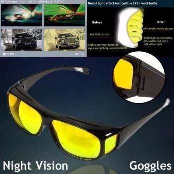 Occhiali da Sole Unisex Giallo Luci Notturne