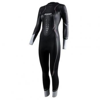 Manga larga Zone3 Aspire neopreno para mujer – negro/chalk