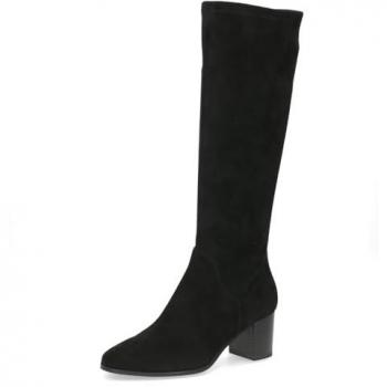 Caprice FRANCESCA 3 – Klassische Langschlauch-Stiefel in Schwarz