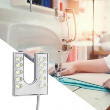 Flexible LED Gooseneck Work Light with Magnetic Base for Sewing Machines 110-265V EU Plug