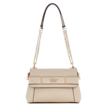 Bolsa Anáde de Guess en color ecru con asa y bolsillo interior