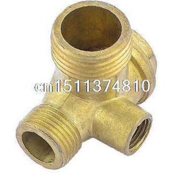 1/8 PT Male Threaded 3-Way Brass Valve