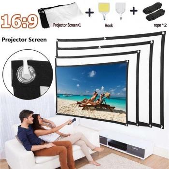 Tragbare 16:9 Leinwand für Heimkino und Camping