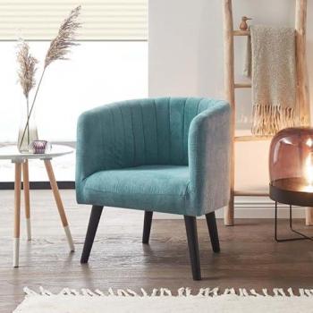 Elegant Blå Fåtölj