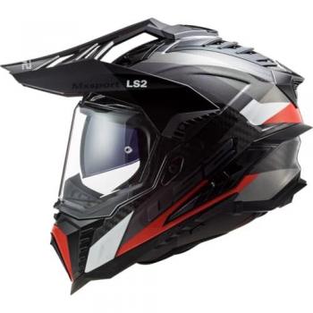 Casco LS2 MX701 C Explorer Frontier G Motocross Negro Rojo