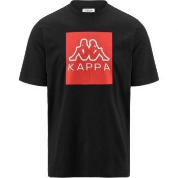 Camisa Kappa Logo Masculina Negra Ediz CKD