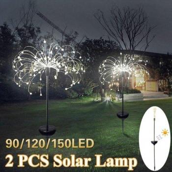 Solar LED Löwenzahn Lampe für Garten und Rasen 90/120/198