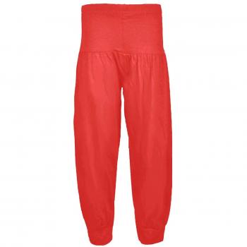 Girls Harem Alibaba Trousers Red Age 7-13