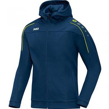 JAKO Classico Hooded Jacket - Men's - Blue - 4XL