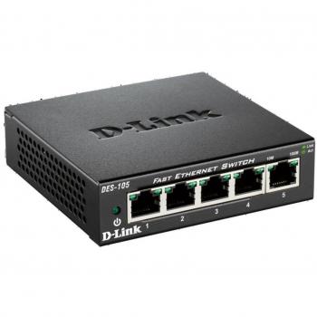 D-Link DES-105/B Metal Desktop Switch
