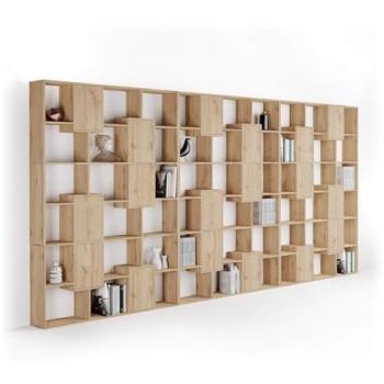 Libreria a parete XXL Iacopo Mobili Fiver Rovere Rustico