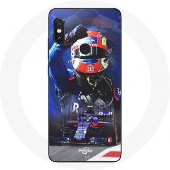Pierre Gasly F1 Racing Driver Case for Xiaomi Redmi Note 5 AI Dual Camera Red Blue