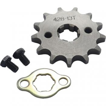Piñón de 13 Dientes ID 428 17mm/20mm para Bici de Suciedad