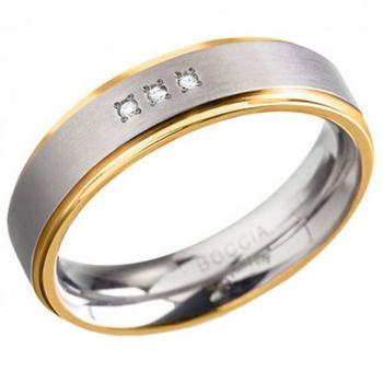 Boccia Damenring Titan 0.03 ct Diamant