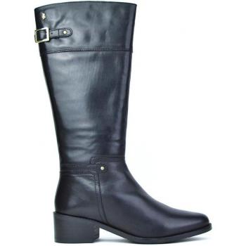 Botas de Piel Negra para Mujer