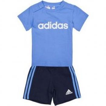Set completo Adidas I Lin Co con colores azul y marino