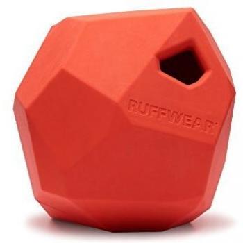 Ruffwear Gummi Hundespielzeug Gnawt-a-Rock, Futter und Leckerli Aufbewahrung, One Size, Sockeye Red