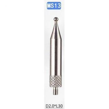 Digitale Indikator‑Sonde aus Wolframstahl – runde Messkugel M 2,5