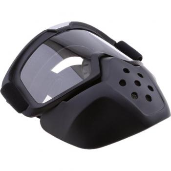 Motorcycle Safety Goggles with Detachable Face Shield