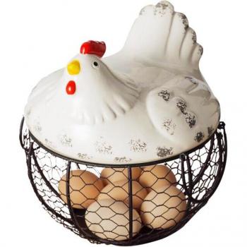 Ceramic Chicken Egg Holder
