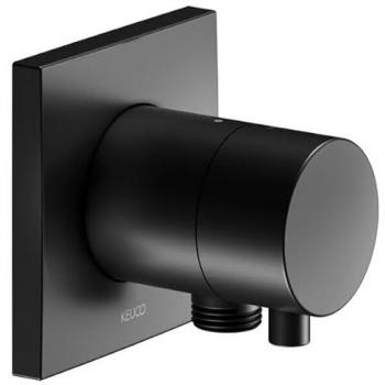 Keuco IXMO Armatur 59541, Absperrventil mit Schlauchanschluss Unterputz, Rosette eckig, Griff IXMO Comfort
