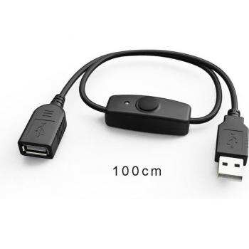 USB 2.0 Extension Cable with ON/OFF Switch and LED Indicator