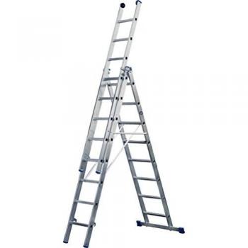 ILLER 53010 Alu-Mehrzweckleiter 3-tlg