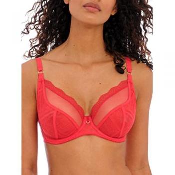 Freya Fatale Plunge Bra - Red Polyamide - 32E