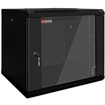 Armario rack 20U Bastidor de pared Negro