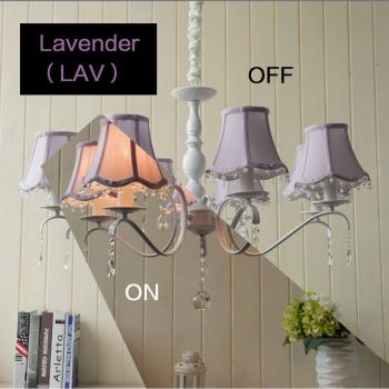 Pantalla de tela pequeña E12 para lámparas, cosida a mano, colgante con cuentas de cristal, lavable, beige
