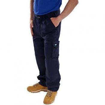 Beeswift Traders Newark Work Pants in Navy Blue Size 48 CTRANTN48