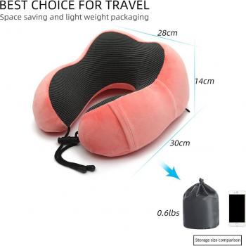 Cervical Support Neck Pillow with Travel Accessories