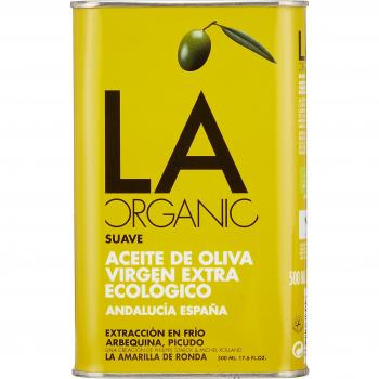 La Amarilla de Ronda Organic Extra Virgin Olive Oil La Organic Suave, 0.50 L