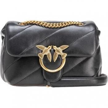 Pinko Mini Love Bag Puff Maxi Quilt Black female Sizes: ONE SIZE