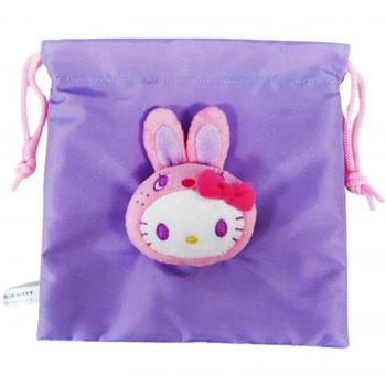 Hello Kitty Colorful Bunny Boa Face Purse