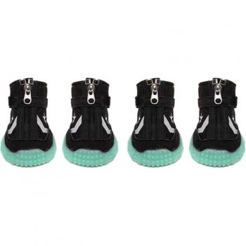 Reflective Dog Boots for Autumn/Winter - 4 Pcs Set